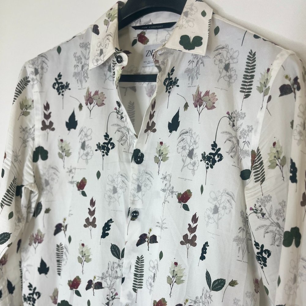 Zara Men's Dress Shirt Cotton